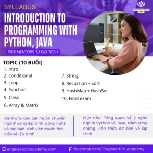 Khóa Học Introduction Python Java Engineer Pro
