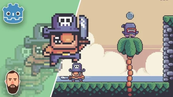 Build a complete pixel platformer in Godot 4! (2024)